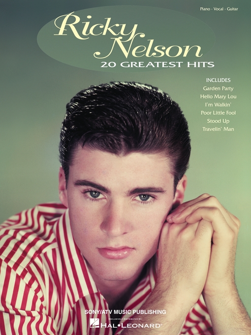 Title details for Ricky Nelson--20 Greatest Hits (Songbook) by Ricky Nelson - Available